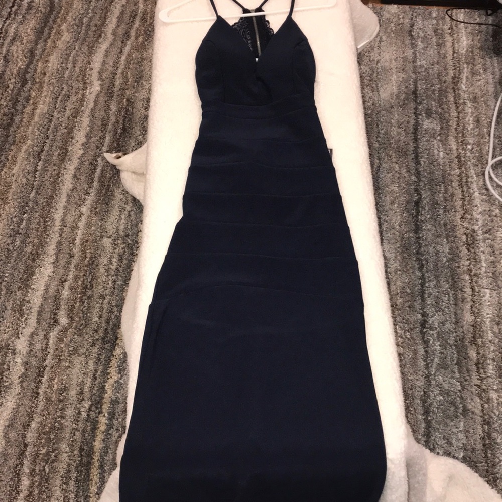 Navy blue dress